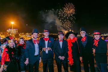 Maspamoon se despide con seis horas de música y fiesta y la quema de la sardina (Foto TA)